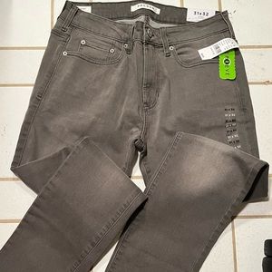 Pacsun Mens Active Skinny Stretch Jeans 31x32 Grey